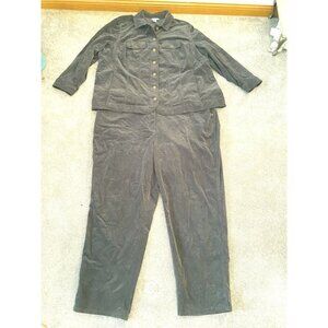 Liz & Me Gray Corduroy Jacket 22/24 & Pants 26